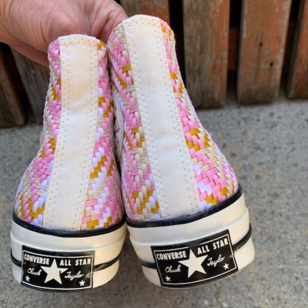 Converse Woven High Top Sneakers - Size 8 - Picture 4 of 5